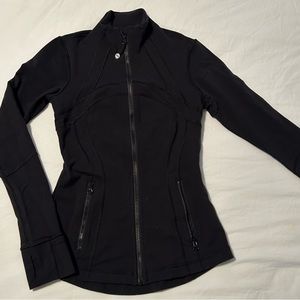 Lululemon Define Black Long Sleeve Zip Jacket - size 4